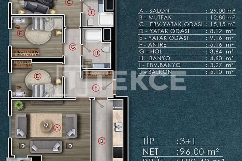 4+1 Wohnung in Istanbul, Türkei Nr. 226623 - 14