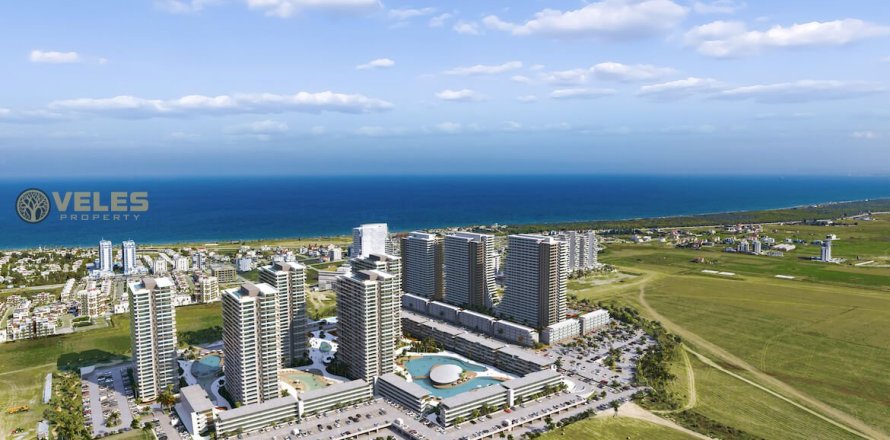 1+1 Leilighet  i Long Beach, Iskele,  Nr. 214206