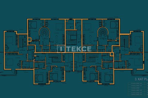 Daire  1+1  Belek, Antalya, Türkiye №222128 - 23