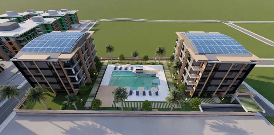 آپارتمان در Kepez ، ترکیه 1 خوابه ، 43.8 متر مربع. شماره 220566