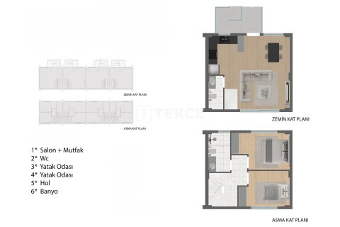2+1 Villa  i Antalya, Tyrkiet Nr. 224582 - 14