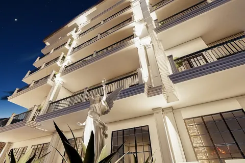 آپارتمان در  Alanya ، ترکیه 1 خوابه ، 65 متر مربع.  شماره 223667 - 21