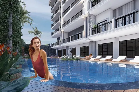 آپارتمان در  Alanya ، ترکیه 1 خوابه ، 65 متر مربع.  شماره 223667 - 7