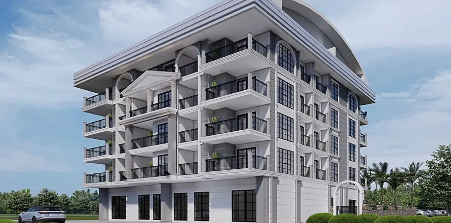 آپارتمان در  Alanya ، ترکیه 1 خوابه ، 65 متر مربع.  شماره 223667