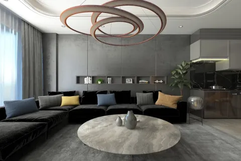 آپارتمان در  Alanya ، ترکیه 1 خوابه ، 62 متر مربع.  شماره 223670 - 11