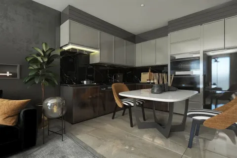 آپارتمان در  Alanya ، ترکیه 1 خوابه ، 62 متر مربع.  شماره 223670 - 13