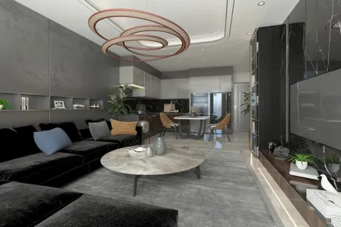 آپارتمان در  Alanya ، ترکیه 1 خوابه ، 62 متر مربع.  شماره 223670 - 14