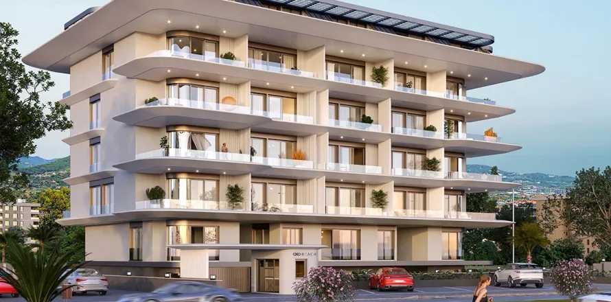 Daire  1+1  Alanya, Antalya, Türkiye №223664