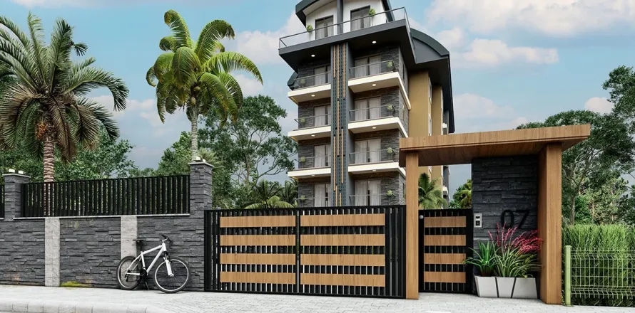 آپارتمان در  Alanya ، ترکیه 1 خوابه ، 52 متر مربع.  شماره 223669