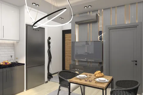 آپارتمان در  Alanya ، ترکیه 1 خوابه ، 52 متر مربع.  شماره 223669 - 27