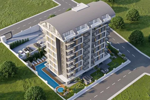 آپارتمان در  Alanya ، ترکیه 1 خوابه ، 56 متر مربع.  شماره 223668 - 3