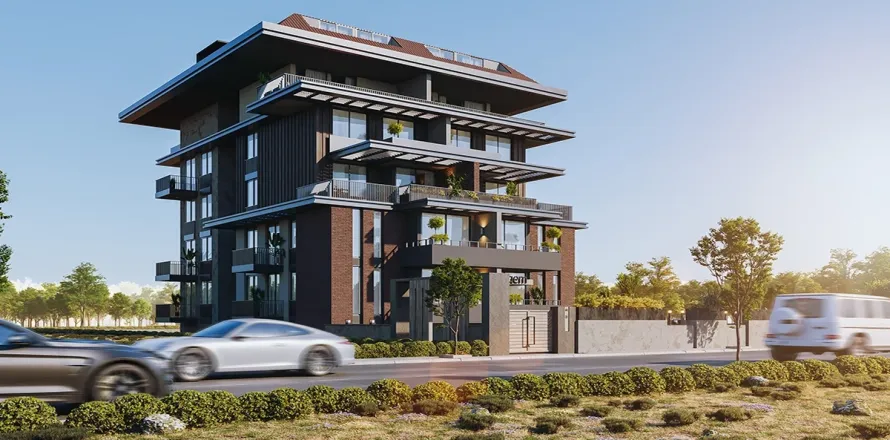 آپارتمان در  Alanya ، ترکیه 1 خوابه ، 60 متر مربع.  شماره 223665