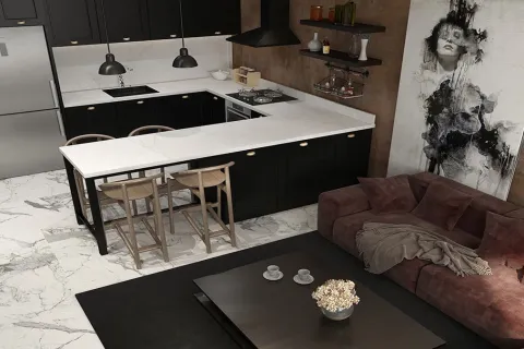 آپارتمان در  Alanya ، ترکیه 1 خوابه ، 60 متر مربع.  شماره 223665 - 24