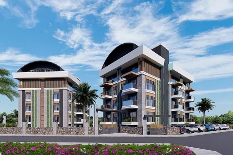 1+1 Lejlighed  i Alanya, Antalya, Tyrkiet Nr. 223666 - 1