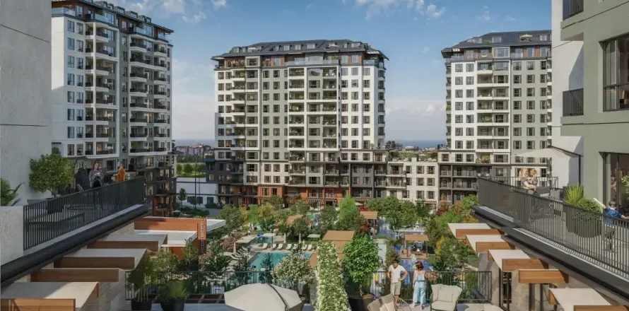 Квартира  5-х ком. в Стамбуле, Турция №213443