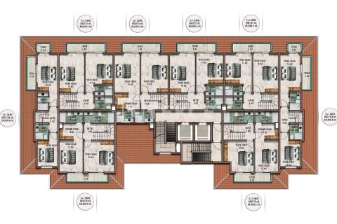 2+1 Takvåning i Alanya, Antalya, Turkiet Nr. 214958 - 17