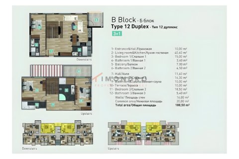 3+1 Wohnung  in Konyaalti, Antalya, Türkei Nr. 215536 - 14