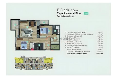 3+1 Wohnung  in Konyaalti, Antalya, Türkei Nr. 215536 - 10
