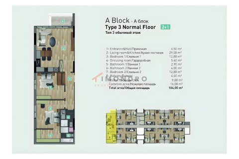 3+1 Wohnung  in Konyaalti, Antalya, Türkei Nr. 215536 - 20
