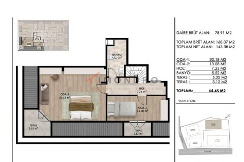 3+1 Lejlighed  i Besiktas, Istanbul, Tyrkiet Nr. 215532 - 21