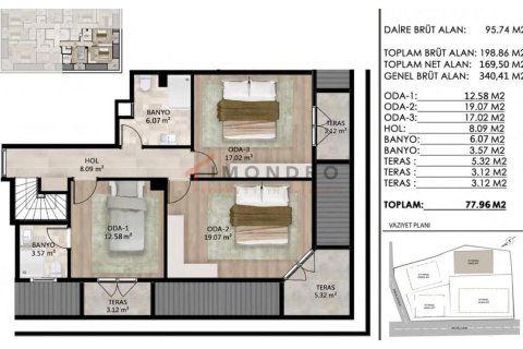 3+1 Lejlighed  i Besiktas, Istanbul, Tyrkiet Nr. 215532 - 24