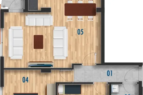 2+1 Lejlighed i Mugla, Tyrkiet Nr. 220077 - 18