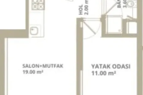 آپارتمان در Mugla ، ترکیه 1 خوابه ، 45 متر مربع. شماره 220081 - 29