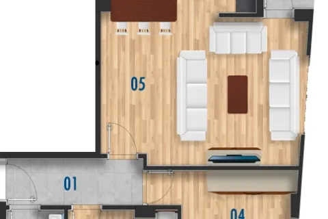 آپارتمان در Mugla ، ترکیه 2 خوابه ، 85 متر مربع. شماره 220078 - 18