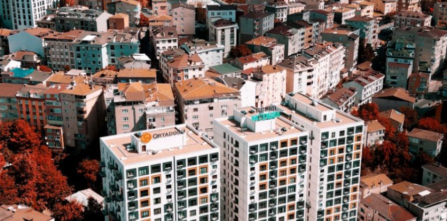 آپارتمان در  Istanbul ، ترکیه 1 خوابه ، 52 متر مربع.  شماره 211931