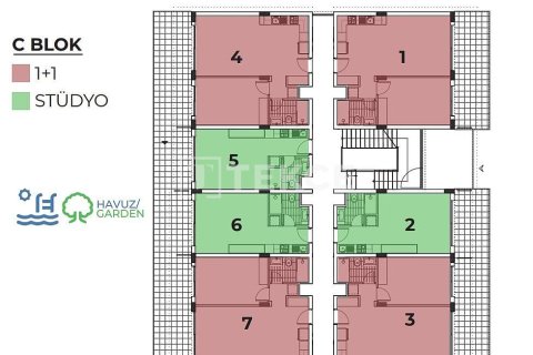 Apartment for sale  in Iskele, Northern Cyprus, 2 bedrooms, 122m2, No. 212588 – photo 21
