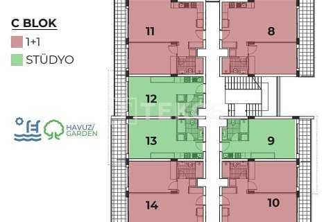 Apartment for sale  in Iskele, Northern Cyprus, 2 bedrooms, 122m2, No. 212588 – photo 22