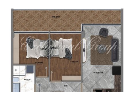 Daire 1+1 Didim, Aydın, Türkiye №224784 - 24