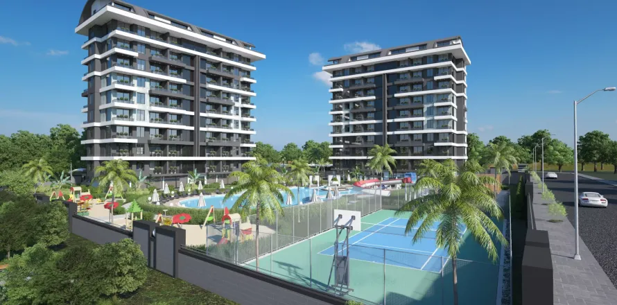 Квартира  1+1 в Демирташе, Аланья, Анталья, Турция №222964