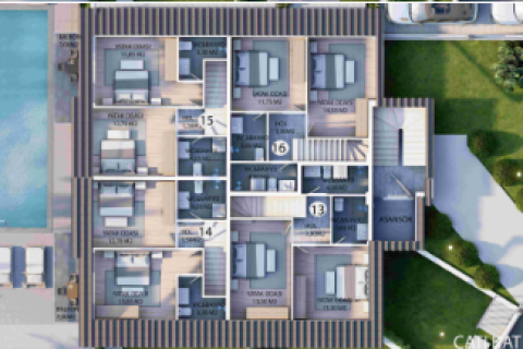 2+1 Wohnung  in Fethiye, Mugla, Türkei Nr. 232506 - 19