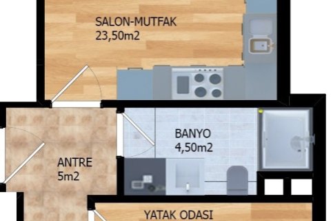 Daire   Muğla, Türkiye №224171