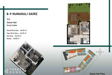 1+1 Lägenhet  i Antalya, Turkiet Nr. 233173 - 10