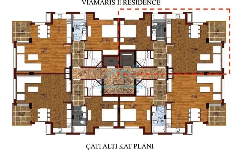 آپارتمان در  Mugla ، ترکیه 3 خوابه ، 135 متر مربع.  شماره 224059 - 21