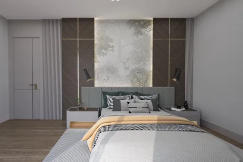 آپارتمان در  Mugla ، ترکیه 5 خوابه ، 490 متر مربع.  شماره 224061 - 21