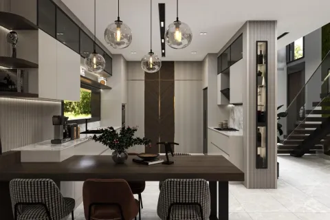 آپارتمان در  Mugla ، ترکیه 5 خوابه ، 490 متر مربع.  شماره 224061 - 14