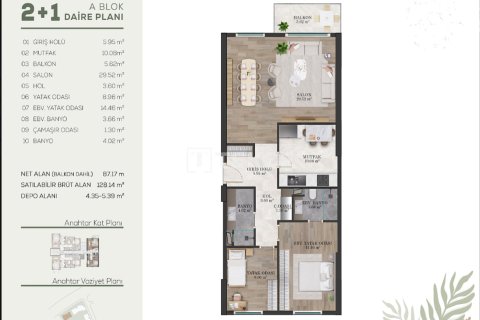 2+1 Leilighet i Istanbul, Tyrkia Nr. 228743 - 21