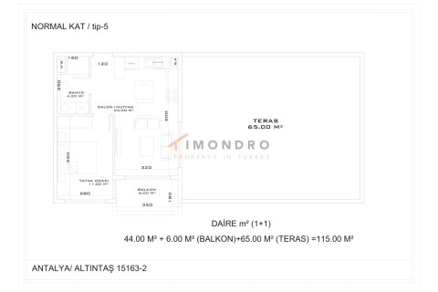 Apartment for sale  in Aksu, Antalya, Turkey, 1 bedroom, 154m2, No. 221366 – photo 21
