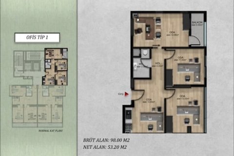3+1 Lägenhet  i Mezitli, Mersin, Turkiet Nr. 232353 - 18