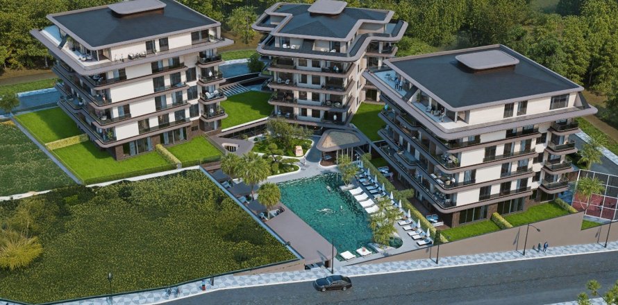 Квартира  1-х ком. в Кестеле, Бурса, Турция №225075