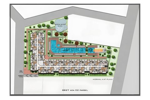 آپارتمان در Konyaalti،  Antalya ، ترکیه 1 خوابه ، 64 متر مربع.  شماره 215823 - 25