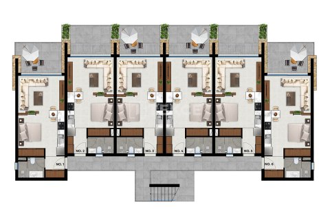 آپارتمان در Famagusta ، ترکیه 60 متر مربع. شماره 222140 - 25