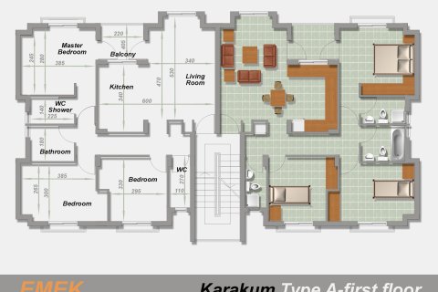 Leilighet  i Girne,  Nr. 237630 - 26