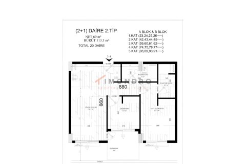 Apartment for sale  in Aksu, Antalya, Turkey, 3 bedrooms, 156m2, No. 212969 – photo 19