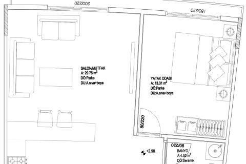 Wohnung  in Mugla, Türkei Nr. 224194 - 4