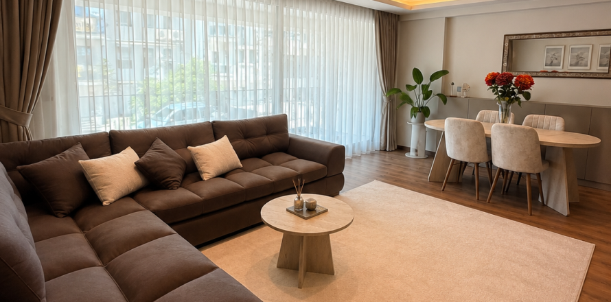 2+1 Leilighet  i Fethiye, Mugla, Tyrkia Nr. 176939