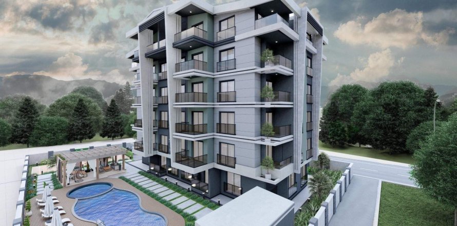 1+1 Lejlighed  i Gazipasa, Antalya, Tyrkiet Nr. 229101